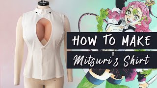 EASY DIY Mitsuri Shirt from DEMON SLAYER 👹 | NDLWRKshop