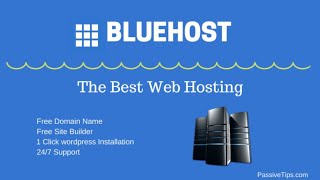 Getting a domain and hosting from the number 1 hosting provider Bluehost!