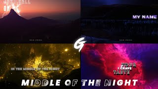 In the middle of the night - Elley Duhe (Lyrics) status || Whatsapp Status.