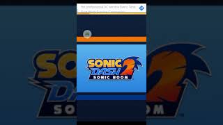 Sonic Dash 2 Gameplay