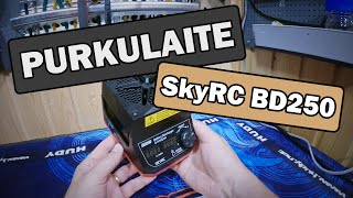 RC-auton akkujen purkulaite ja analysaattori: SkyRC BD250