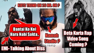 Emiway Talking About Diss | Video Song From KOTS Coming | Emiway Story on Namoh Studio | KOTS Trend