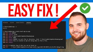 How to Fix npx Create React App Not Working in Visual Studio Code (QUICK GUIDE)