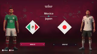 FIFA 23 | COPA MUNDIAL QATAR 2022 | MEXICO VS JAPON | 4K 60FPS | PS5