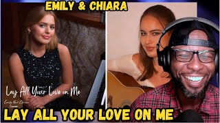 LAY ALL YOUR LOVE ON ME - ABBA (ACOUSTIC COVER BY EMILY & CHIARA) | BEAUTIFUL ACOUSTIC DUO