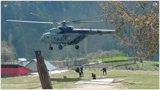 para commandos || Slithering Commando Training - Indian Soldiers Rappelling From Helicopter ||