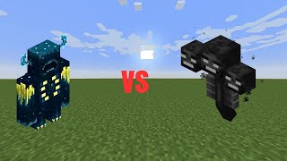 WARDEN VS WITHER |MINCECRAFT