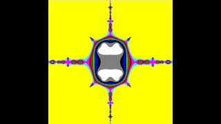 Julia set with constant c= -1.745429;Zooming  0.4 with color map color Cube Matlab code