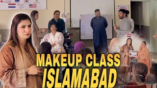 National Tvent Competition For Excellence | Live makeup Class in Islamabad | Farah Salon |