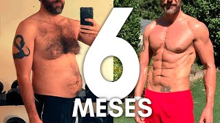 El CAMBIO FÍSICO NATURAL en 6 MESES de Romuald Fons (42 años)