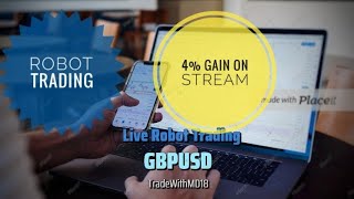 Live GBPUSD Scalping Robot trading || ShivFX1824 || TradeWithMD18 ||