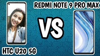 htc U20 5G vs redmi NOTE 9 PRO MAX