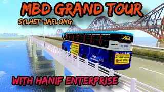 MBD Grand Tour in Sylhet🤩🤩 | with Hanif Enterprise🥰🥰 | ets2 | Jahidul Alam Akash