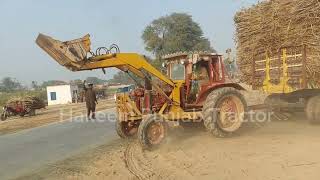 JCB Belarus Tractor/Sheval Tractor Pull At Sugarcane Troller