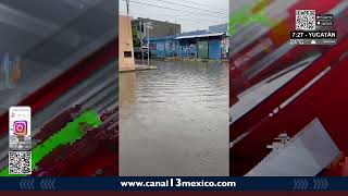 🔴 Entérate  | Las lluvias han provocado inundaciones en calles de la ciudad ⛈️