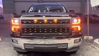 Chevy Silverado Raptor Grille & Headlight Projectors