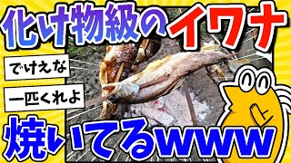 【2ch面白いスレ】化け物並みに大きいイワナ焼いてるぞwww