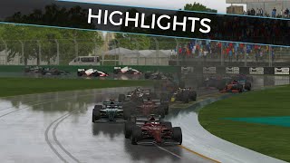 F1 2022 - Australian GP Highlights | rFactor 2