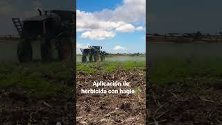 Aplicación de herbicida con hagie 🌱