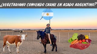 ¡VEGETARIANO COMIENDO CARNE EN UN ASADO EN ARGENTINA🇦🇷! NO VAS A CREER EL FINAL