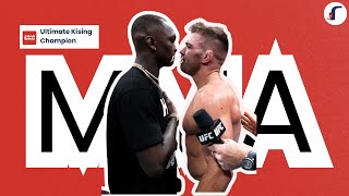 UFC 305 Israel Adesanya Vs Dricus Du Plessis K1ss reaction 🤪| #IsraelAdesanya #DricusDuPlessis