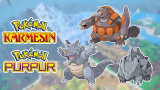 Rihorn + Rizeros  + Rihornior Fundort  | Pokemon Karmesin und Purpur