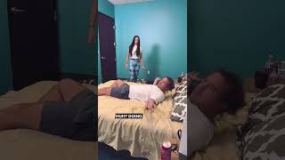 Bed workouts 🤣 #couple #prank #couplegoals #love #funny #funnycomedy