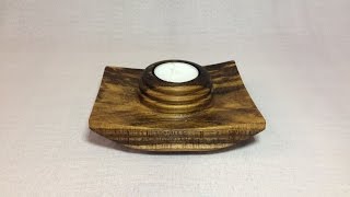 Wood turning - Happy Mother's Day! Lets turn a tealight holder (Laburnum)