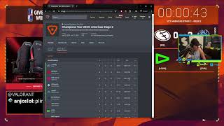 VCT AMERICAS COSTREAM! EG vs LEV!!!
