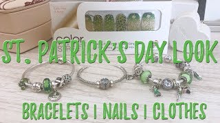 St. Patrick's Day Look | Bracelets | Nails | Clothes