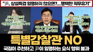 특별감찰관 NO..."도이치 주가조작만 떼어서 상설특검으로 해야"