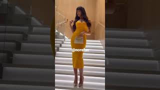 Nora fatehi stunning in yellow dress #norafatehi #bollywood #shorts #trending #explore #show