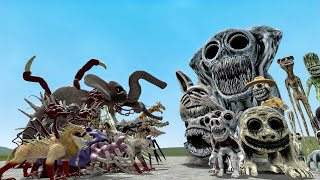 All the New Zoochosis Monsters Vs All Zoonomaly Monsters in Garry's Mod