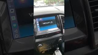 lắp đặt android box cho ford ranger