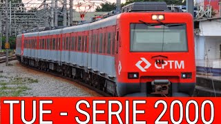 CPTM | Trens da série 2000 pela linha 12 - Safira (4k) #01