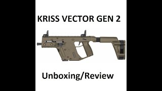 Kriss Vector Pistol Unboxing (Quick Review)