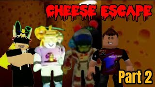 Roblox escape cheese with my friends [part 2]