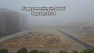 Foggy morning in Dubai