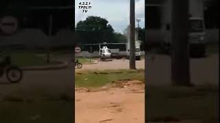 Truck Crashes Into Helicopter Epic Destruction Ensues #Shorts #Viral #EpicFail #IceCube #GhettoBird