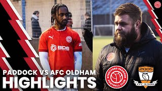 Ronaldo's Return | Stretford Paddock FC vs AFC Oldham | Match Highlights