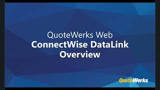 ConnectWise Datalink Overview