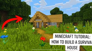 Minecraft Tutorial: How to Build a Small Survival House