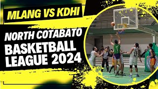 MLANG vs KDHI CRUCIAL GAME || NORTH COTABATO BASKETBALL LEAGUE