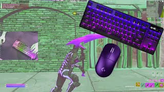 SteelSeries Apex Pro TKL🤩 Keyboard & Mouse Sounds ASMR😴Fortnite Titled Towers Gameplay 360FPS 4K🏆