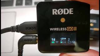 Rhode Wireless GO II setup for Toastmasters