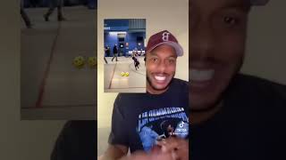 OMG! He has the best Griddy on YouTube! 🔥🥃😂 #tequila #shorts #fyp #reaction #basketball #viral