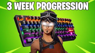 3 WEEK Fortnite Keyboard and Mouse Progression! (TIPS)