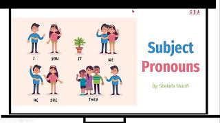 Subject Pronouns I Episode 2-1 I English Grammar