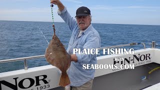 Plaice fishing amazing underwater video that shows how two Plaice can be caught on a twin hook rig