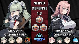 Corin x Caesar x Piper | Yanagi x Qingyi x Rina | Shiyu Defense 5 - 6 - 7 | Zenless Zone Zero 1.3